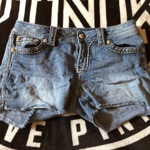 Miss Me Mid-Rise shorts